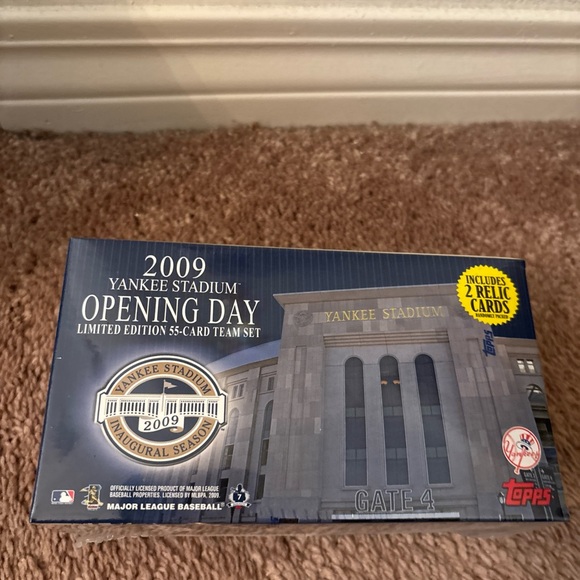TOPPS 2009 YANKEE STADIUM OPENING DAY LIMITED EDITION 55-CARD TEAM SET SEALED - Picture 3 of 4